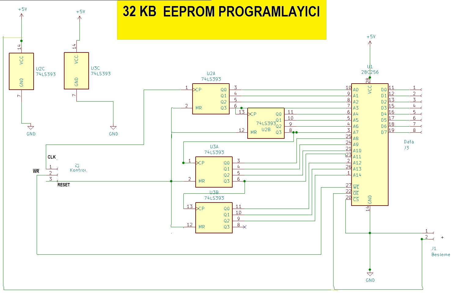 32KB EEPROM Programmer