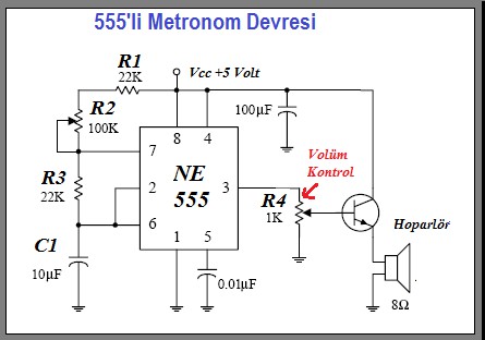 555 Metronome Circuit